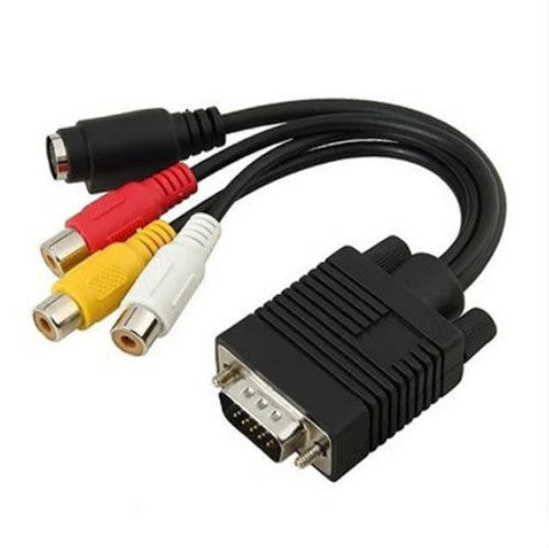 VGA To S Terminal Cable 3RCA, VGA To AV Cable, VGA TO VGA Cable