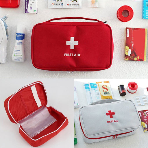 Empty Large First Aid Kit Medicines Outdoor Camping Survival Handbag Emergency Kits Travel Medical Bag Portable Storage Bag Red