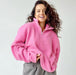 Knitted Lamb Fleece Pullover Sweater