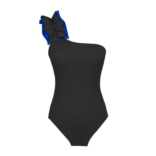 Single-shoulder Suspender Tube Top One-piece Swimsuit Women's Two-piece Suit