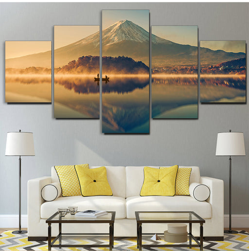 Art Wall Decoration Lake View Mountain Canvas Landscape Painting