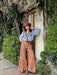 Exotic And Ethnic Style Wide Leg Pants