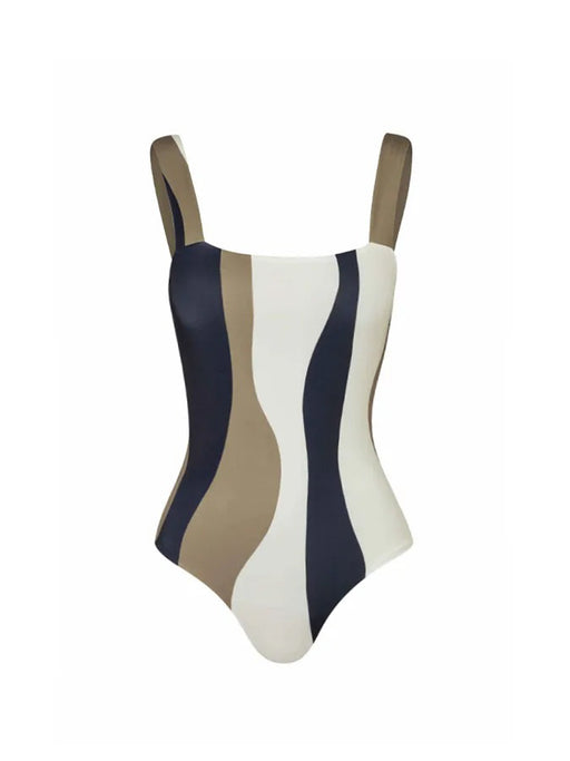 Siamese Conservative Belly Covering Beach Swimwear