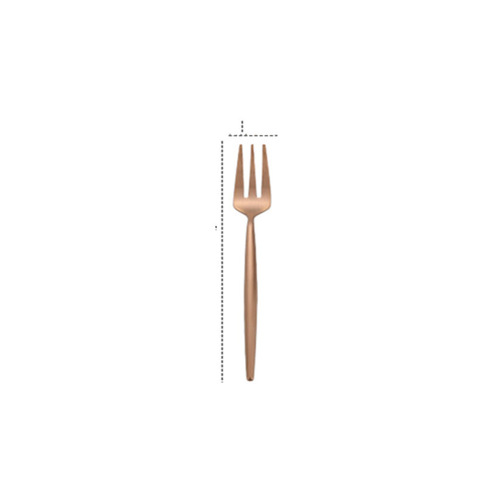 Rose Gold Western Tableware Set Knife And Fork