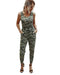 Women's Fashion Camouflage Printing Vest Jumpsuit