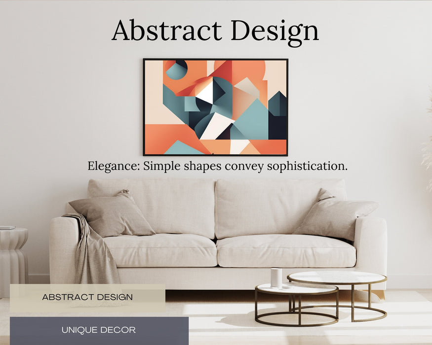 Abstract Design | Modern Art | Minimalistic Abstract | Digital Download | Neutral Wall Art | Elegant Abstract | Simple Lines