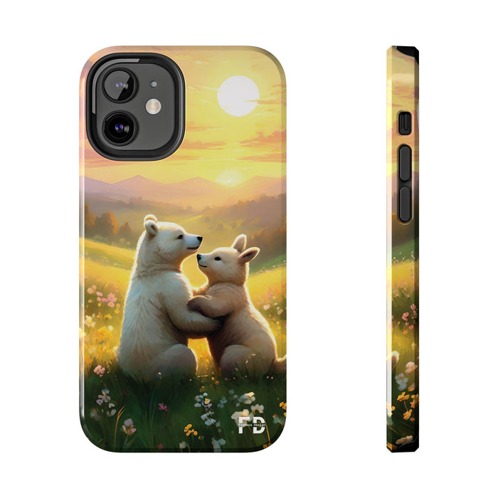 Bear Phone Case Resistant 2 - Piece for Iphone or Google Phone case - FORHERA DESIGN - Phone Case