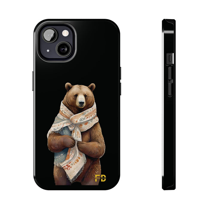 Bear Phone Case Resistant 2 - Piece for Iphone or Google Phone case - FORHERA DESIGN - Phone Case