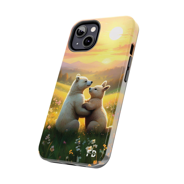 Bear Phone Case Resistant 2 - Piece for Iphone or Google Phone case - FORHERA DESIGN - Phone Case