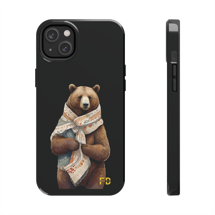 Bear Phone Case Resistant 2 - Piece for Iphone or Google Phone case - FORHERA DESIGN - Phone Case