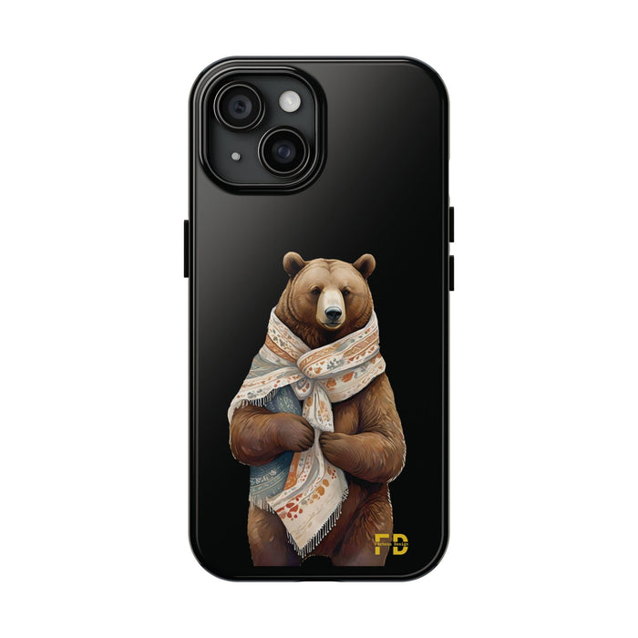 Bear Phone Case Resistant 2 - Piece for Iphone or Google Phone case - FORHERA DESIGN - Phone Case