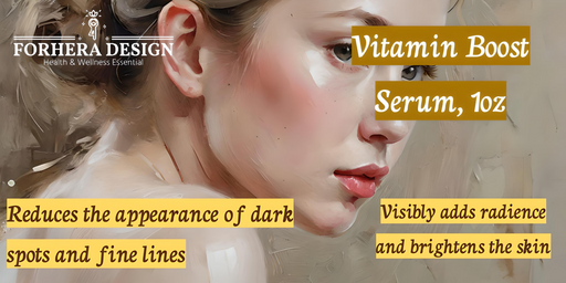 Brightening Face Serum With Vitamin C, E - Vitamin Boost Serum, 1oz