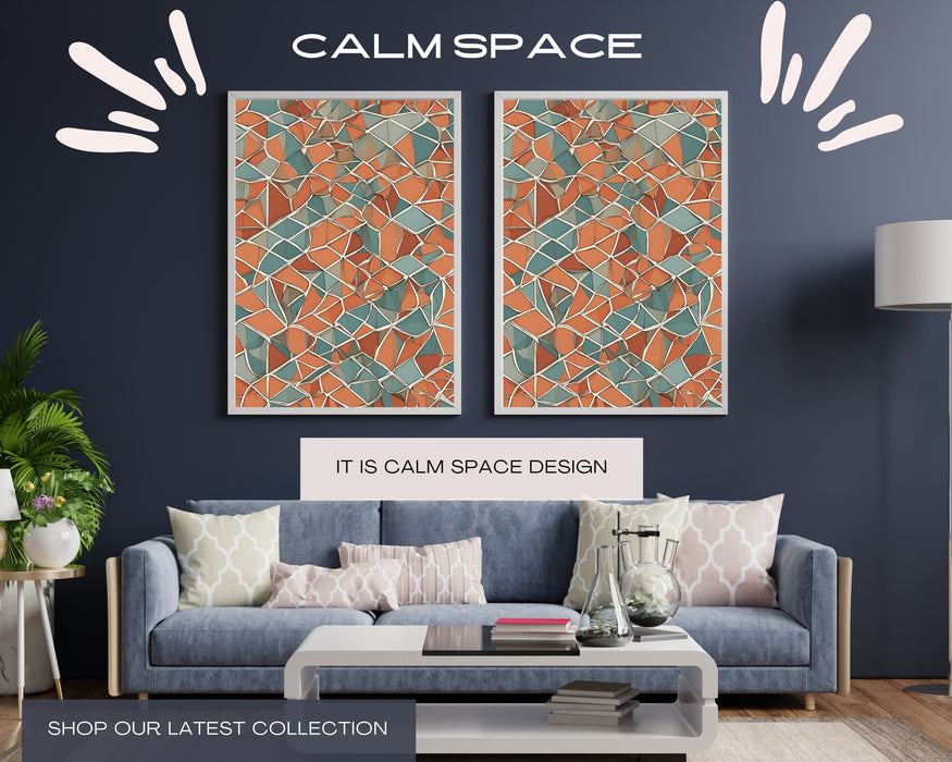 Calm Space | Minimalistic Art | Geometric Abstract | Digital Download | Neutral Wall Art | Modern Minimalist Design | Simple Geometric Art