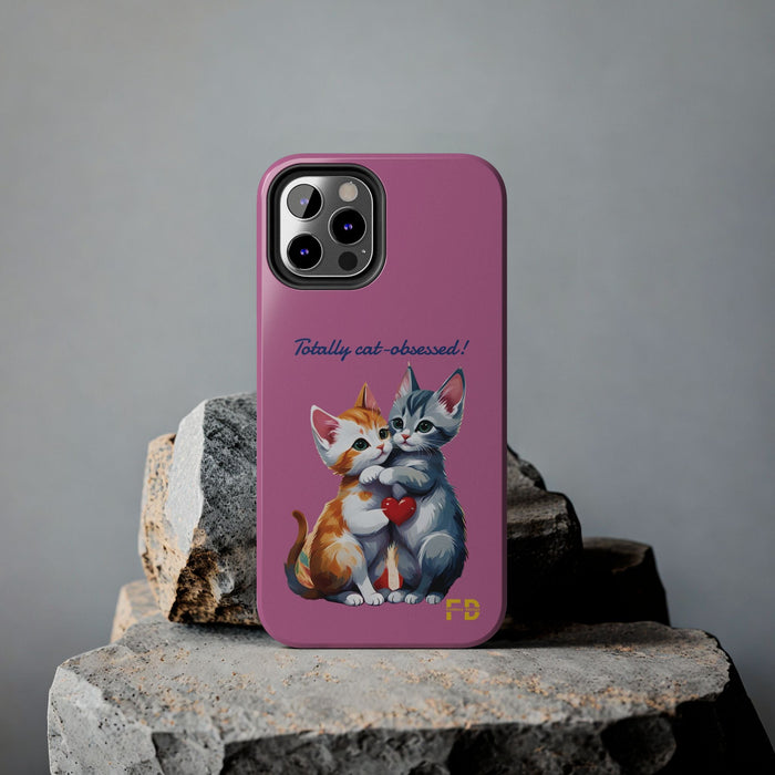 Cat Obsessed 2-Piece for Iphone or Google Phone case