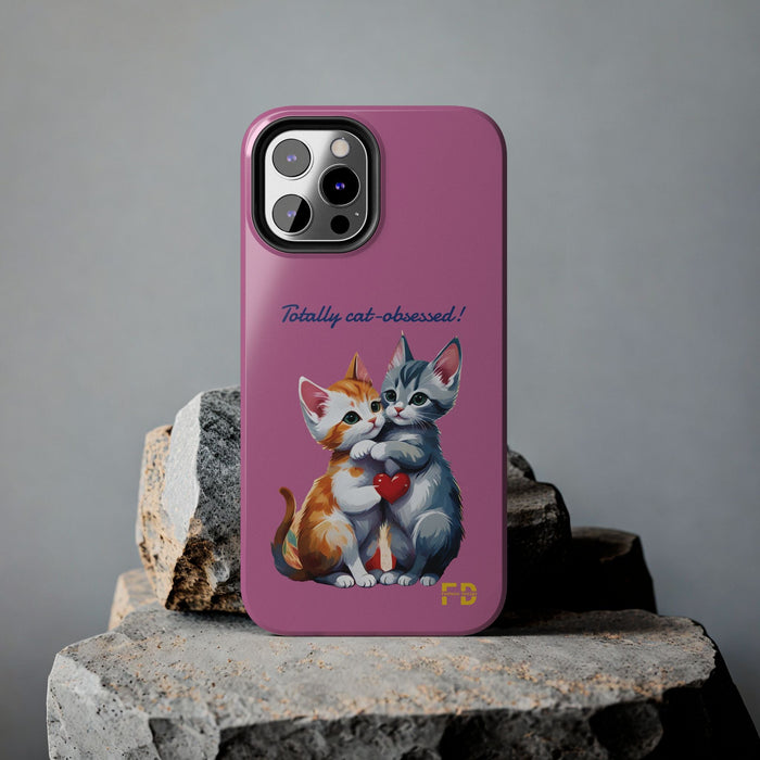 Cat Obsessed 2-Piece for Iphone or Google Phone case