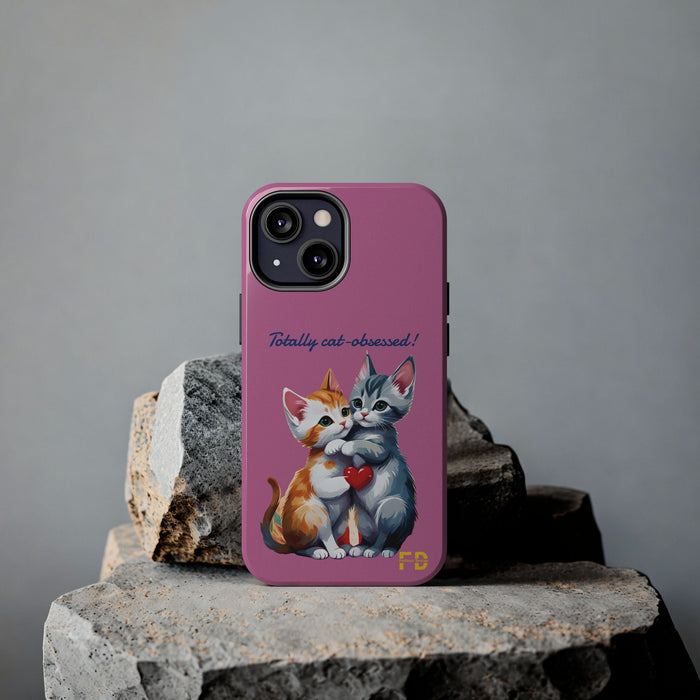 Cat Obsessed 2-Piece for Iphone or Google Phone case