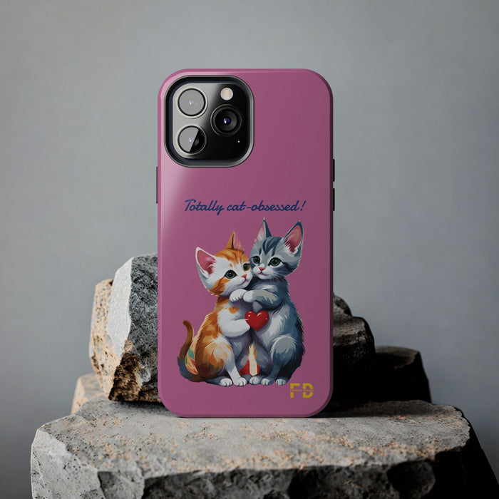 Cat Obsessed 2-Piece for Iphone or Google Phone case