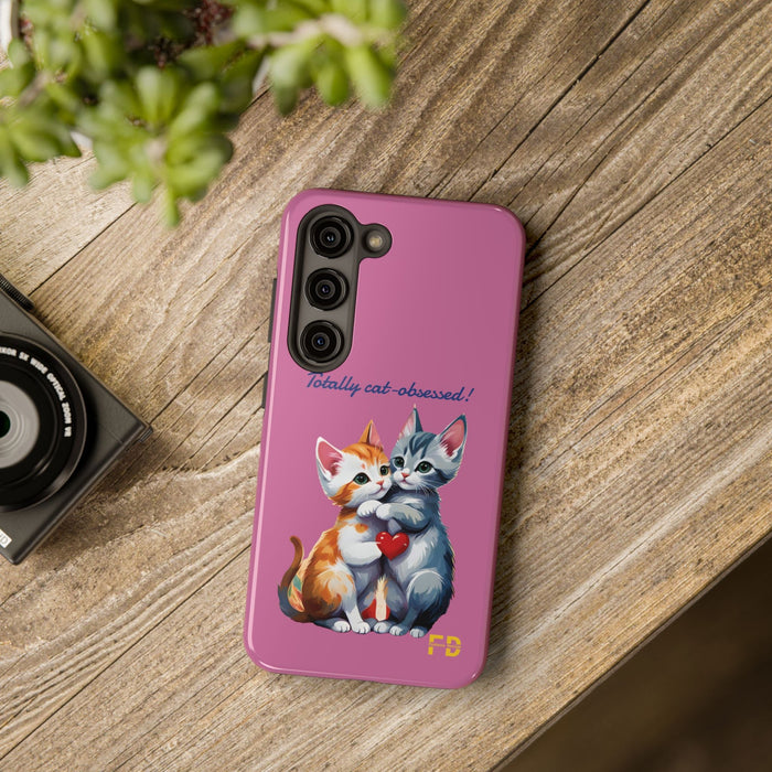 Cat Obsessed 2-Piece for Iphone or Google Phone case