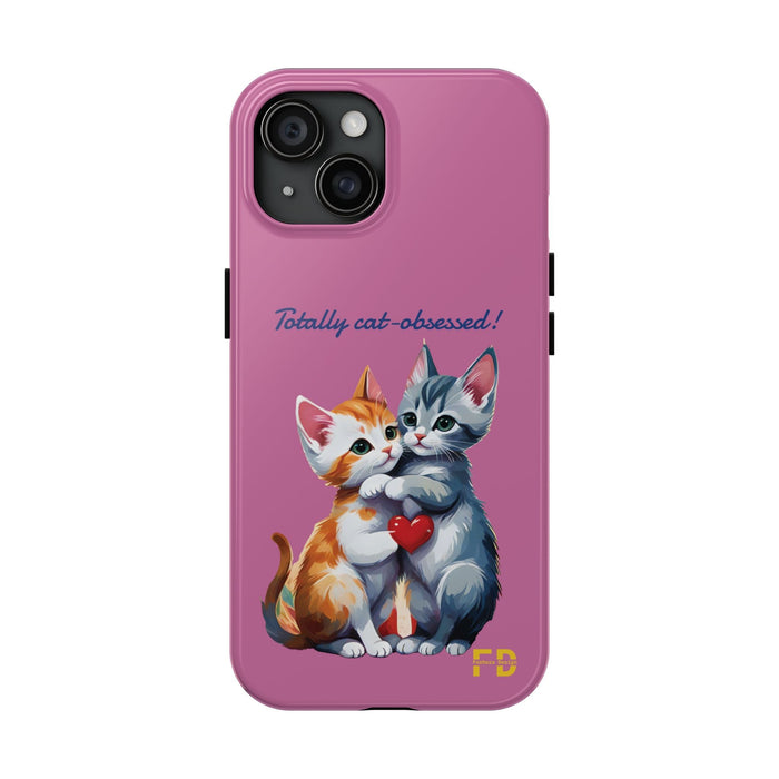 Cat Obsessed 2-Piece for Iphone or Google Phone case