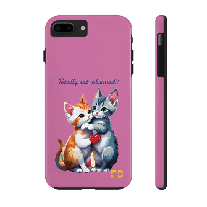 Cat Obsessed 2-Piece for Iphone or Google Phone case