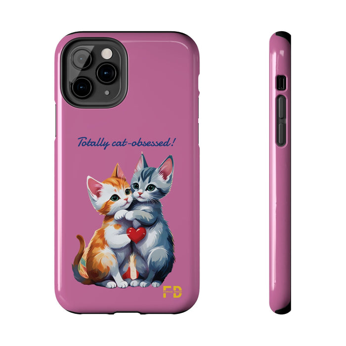 Cat Obsessed 2-Piece for Iphone or Google Phone case