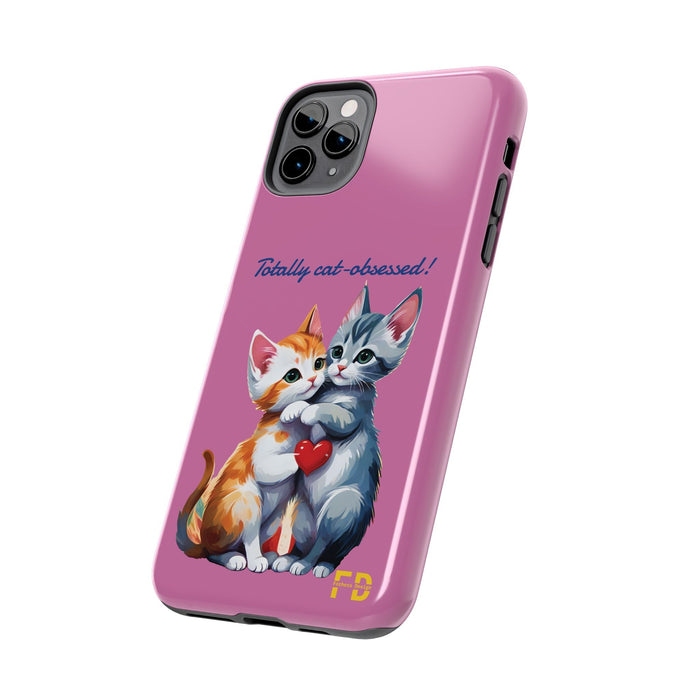 Cat Obsessed 2-Piece for Iphone or Google Phone case