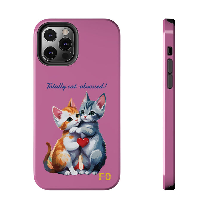 Cat Obsessed 2-Piece for Iphone or Google Phone case