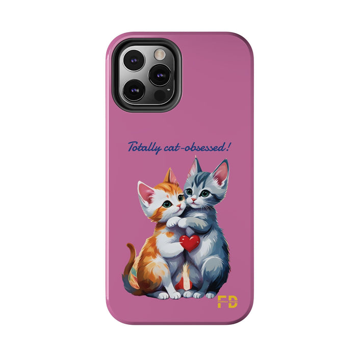 Cat Obsessed 2-Piece for Iphone or Google Phone case