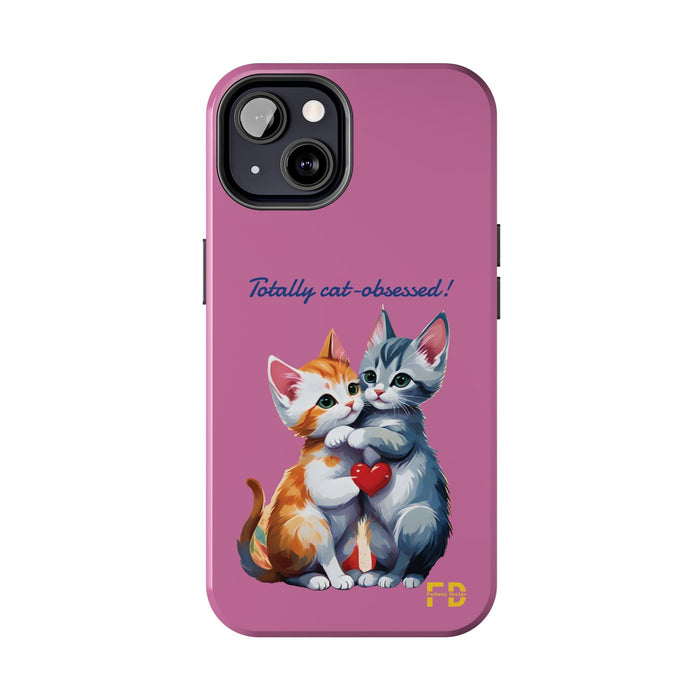 Cat Obsessed 2-Piece for Iphone or Google Phone case