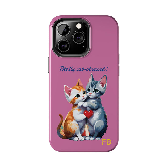 Cat Obsessed 2-Piece for Iphone or Google Phone case