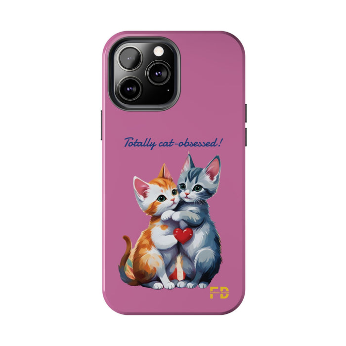 Cat Obsessed 2-Piece for Iphone or Google Phone case