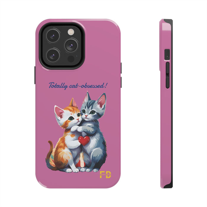 Cat Obsessed 2-Piece for Iphone or Google Phone case