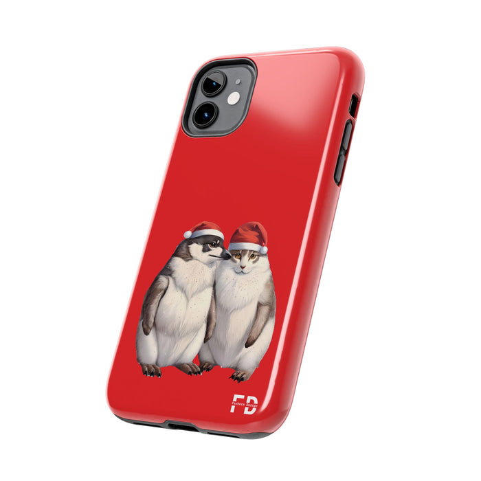 Christmas Bunny Phone Case Resistant 2 - Piece for Iphone or Google Phone case - FORHERA DESIGN - Phone Case