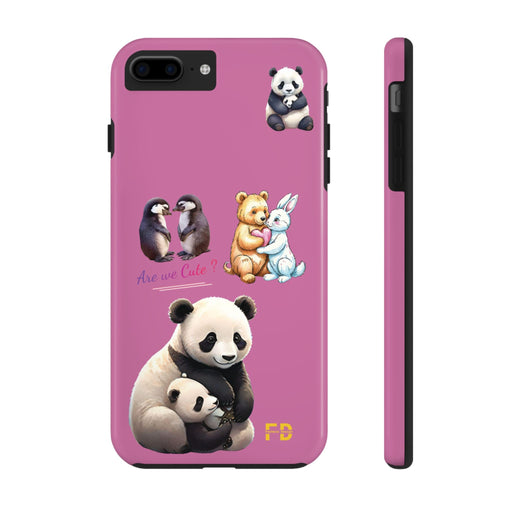 Cute Animals Phone Case Resistant 2 - Piece for Iphone or Google Phone case - FORHERA DESIGN - Phone Case