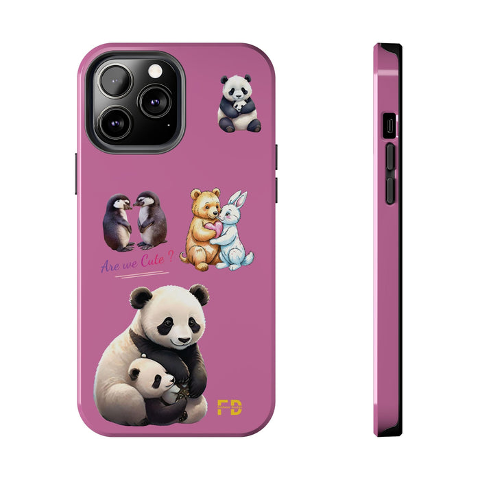 Cute Animals Phone Case Resistant 2 - Piece for Iphone or Google Phone case - FORHERA DESIGN - Phone Case