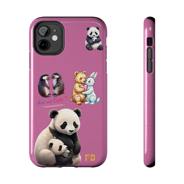 Cute Animals Phone Case Resistant 2 - Piece for Iphone or Google Phone case - FORHERA DESIGN - Phone Case