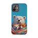 Cute Funny Animals Phone Case Resistant 2 - Piece for Iphone or Google Phone case - FORHERA DESIGN - Phone Case