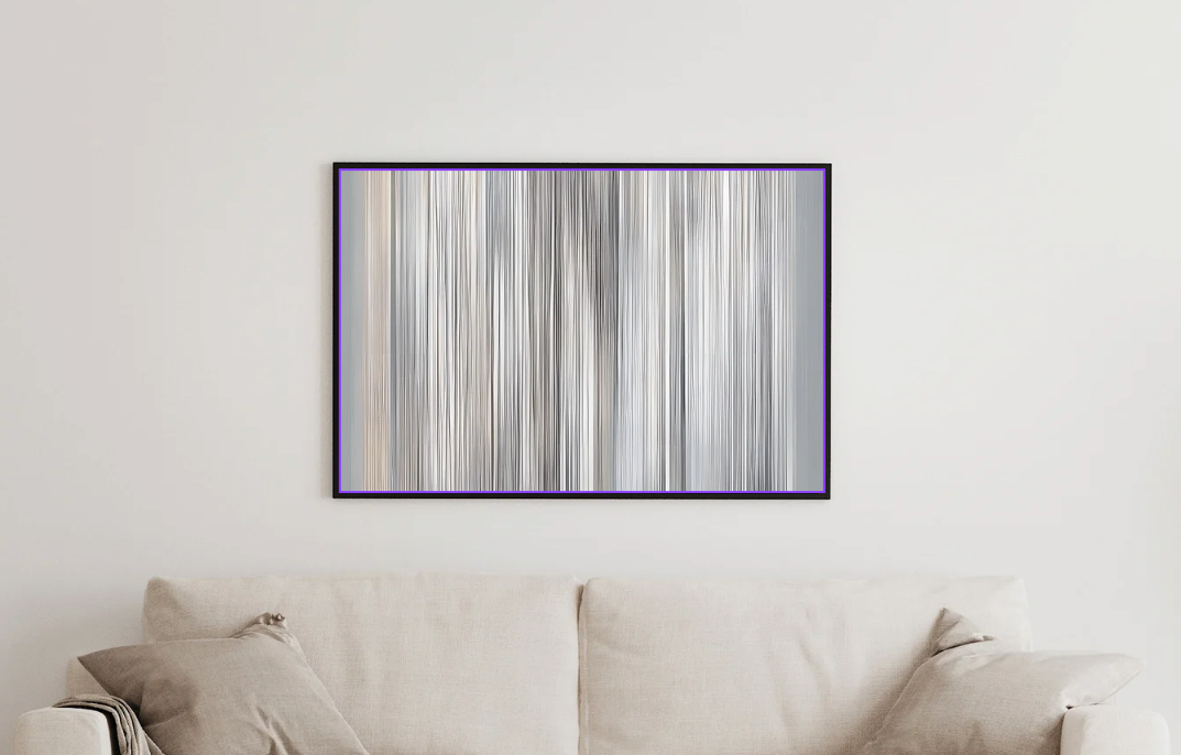 Endless Focus: High-Contrast Vertical Lines | Minimalist Abstract Digital Download | Black-and-White Wall Art | Geometric Line Art Decor