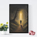 "Even Though I Walk Through the Darkest Valley" | Inspirational Christian Wall Art | High-Resolution Faith Decor | Psalm 23 Art Print