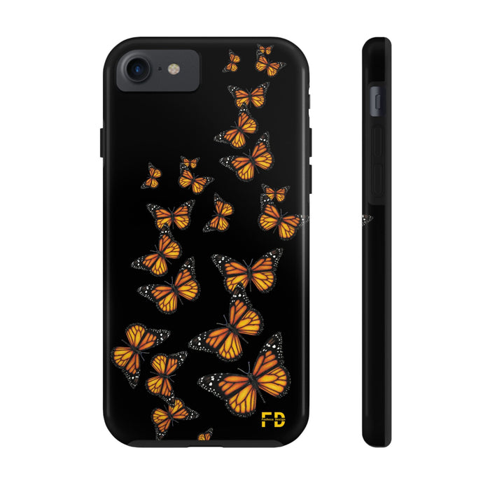 FD Butterfly Phone Case Impact Resistant 2 - Piece Phone Case - FORHERA DESIGN - Phone Case