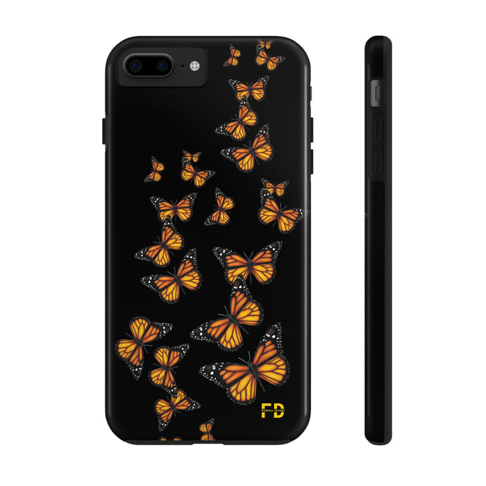 FD Butterfly Phone Case Impact Resistant 2 - Piece Phone Case - FORHERA DESIGN - Phone Case