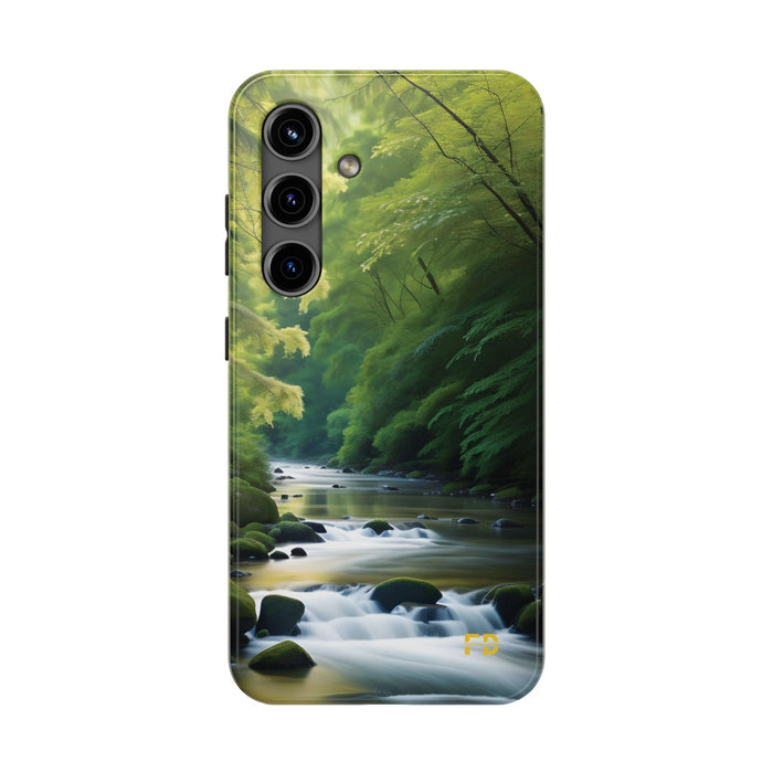 FD Calm River Mental Health Phone Case Resistant 2 - Piece - FORHERA DESIGN - Phone Case