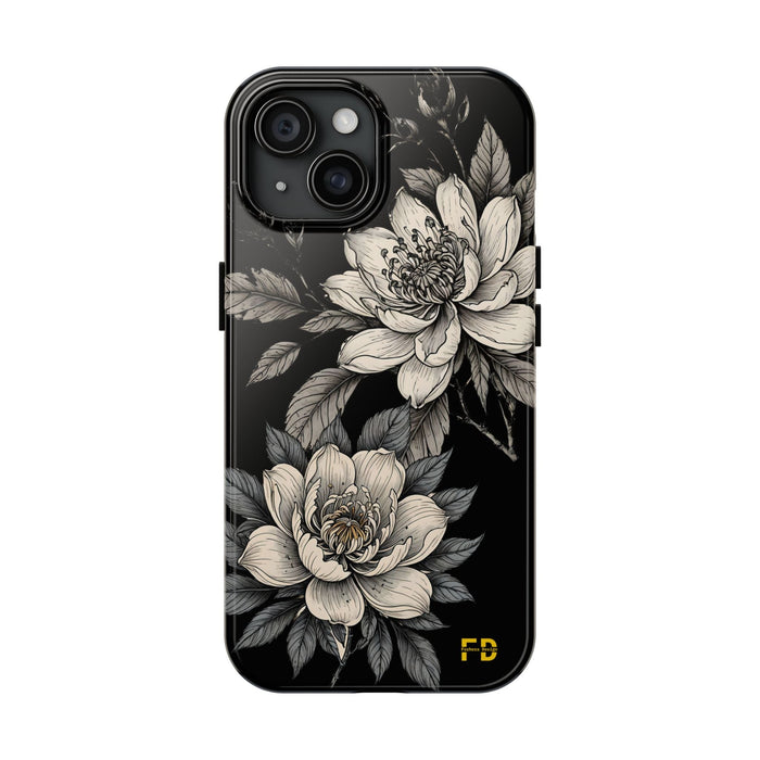 FD Flowers Impact Resistant 2 - Piece Phone Case | The lord is my Strength - FORHERA DESIGN - Phone Case