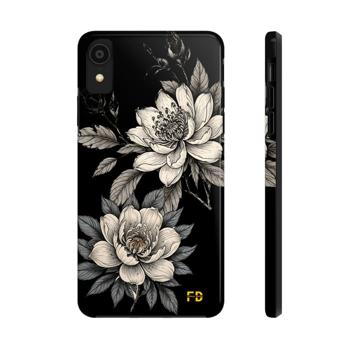 FD Flowers Impact Resistant 2 - Piece Phone Case | The lord is my Strength - FORHERA DESIGN - Phone Case