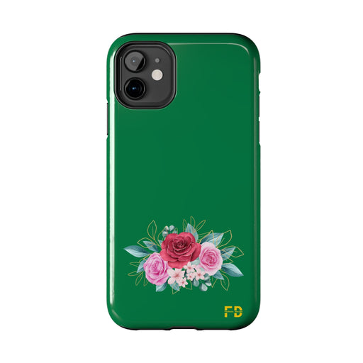 FD Green Phone Case Impact Resistant 2 - Piece Phone Case - FORHERA DESIGN - Phone Case