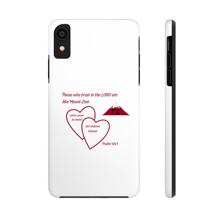 FD Impact Resistant 2 - Piece Phone Case | The lord is my Strength - FORHERA DESIGN - Phone Case