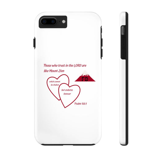 FD Impact Resistant 2 - Piece Phone Case | The lord is my Strength - FORHERA DESIGN - Phone Case