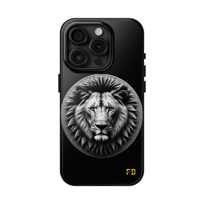 FD Royal Lion Phone Case, Impact Resistant Phone Cover, Lightweight Phone Accessories, iPhone Samsung Protective Shell - FORHERA DESIGN - Phone Case