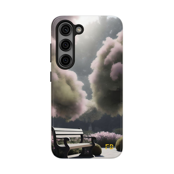 FD peaceful garden Mental Health Phone Case Resistant 2 - Piece for Iphone or Google Phone case - FORHERA DESIGN - Phone Case