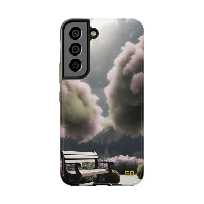 FD peaceful garden Mental Health Phone Case Resistant 2 - Piece for Iphone or Google Phone case - FORHERA DESIGN - Phone Case